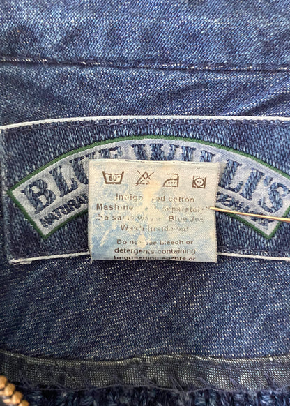 Blue Willi's Indigo Dyed Cotton Sweater (L)