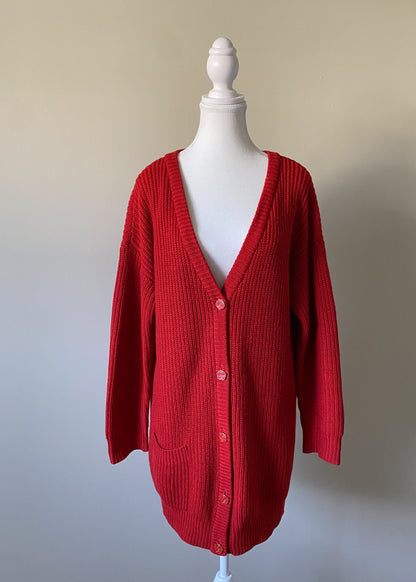 Ami Amalia Baby Camel Hair Cardigan (S)
