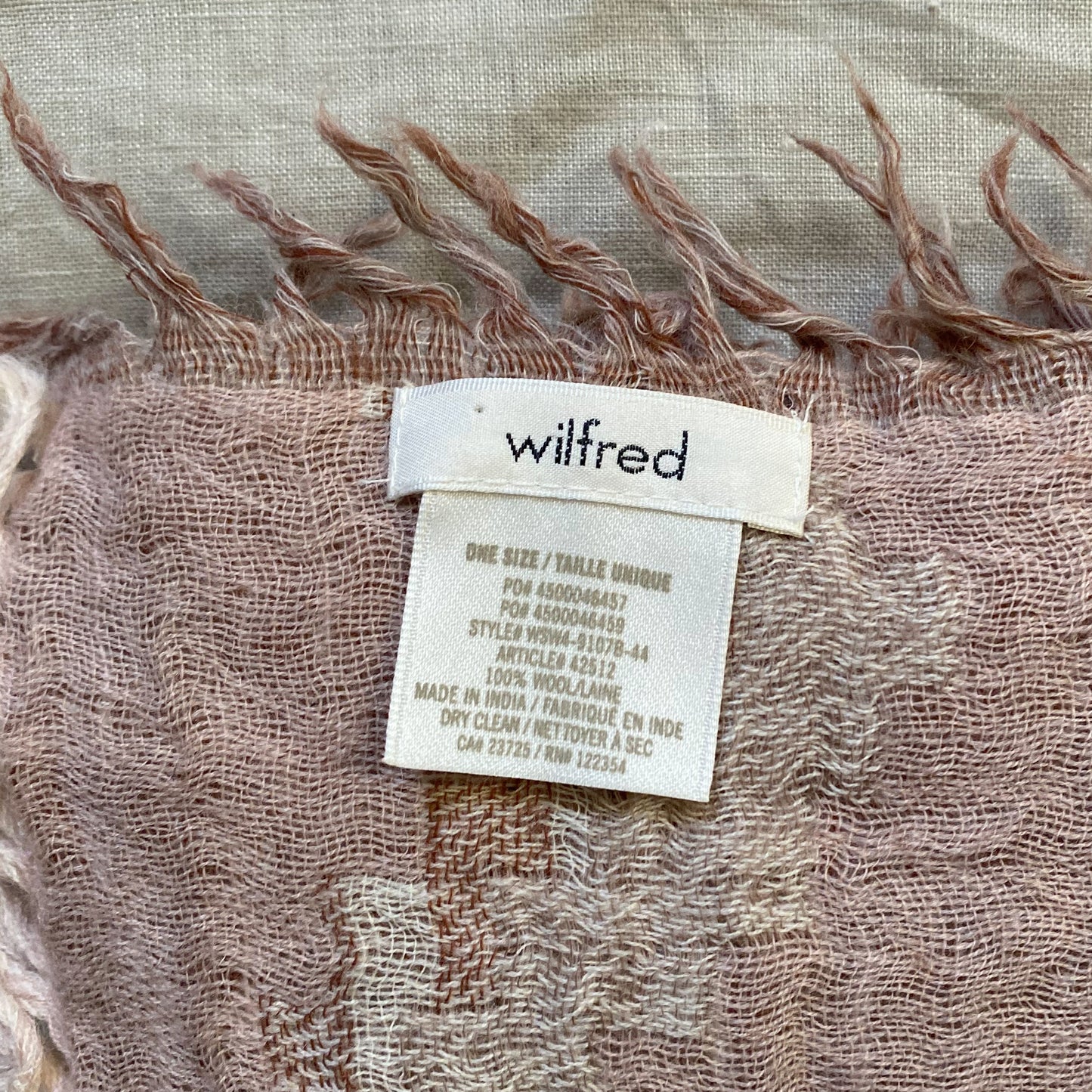 Wilfred Wool Blanket Scarf