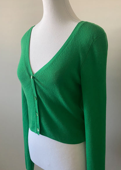 Babaton Wool & Cotton Cardigan (S)