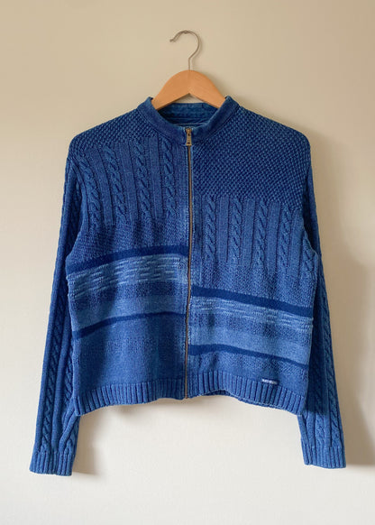 Blue Willi's Indigo Dyed Cotton Sweater (L)