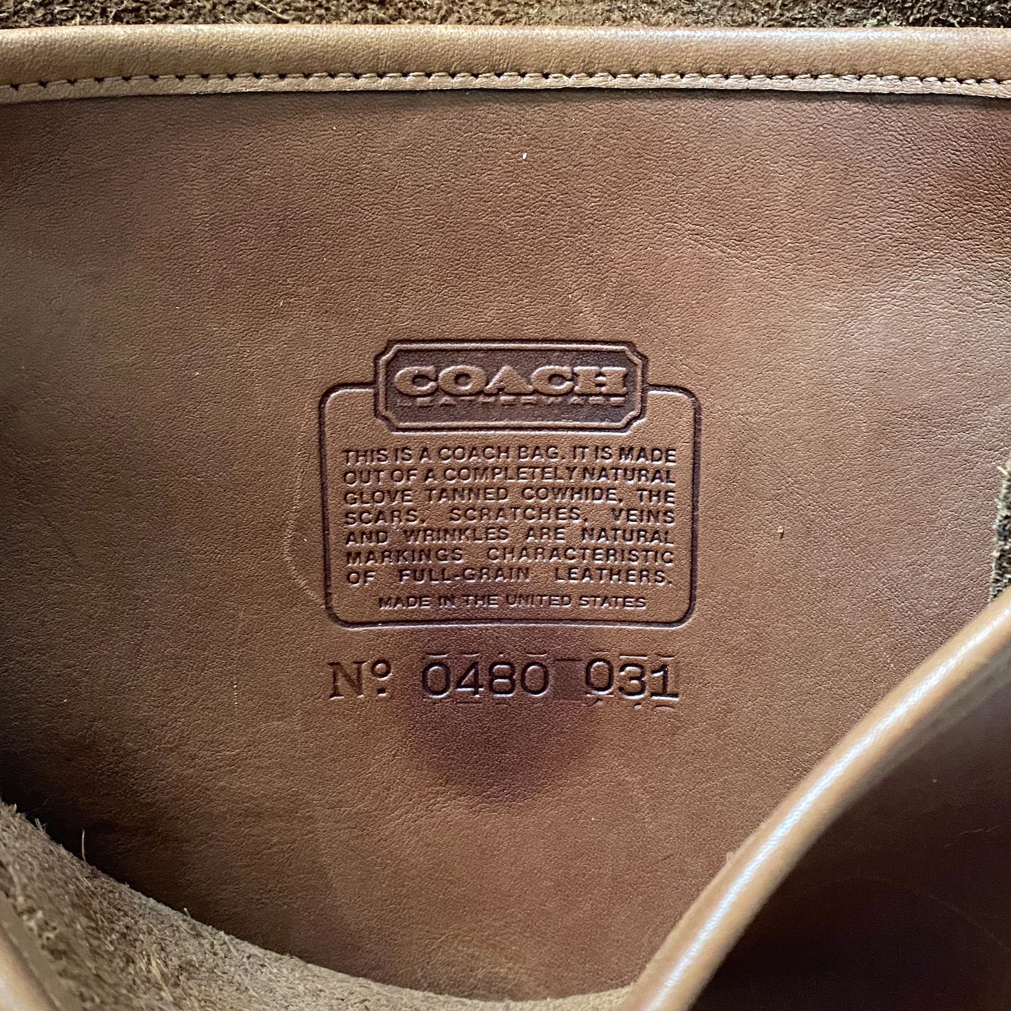 Vintage Coach Station Bag