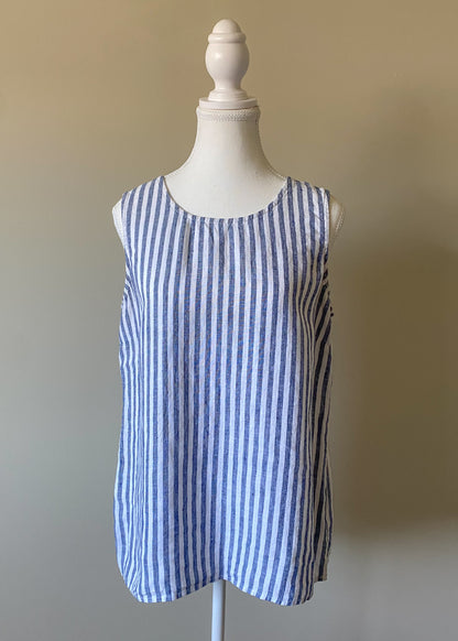 Ellen Tracy Linen Top (M)