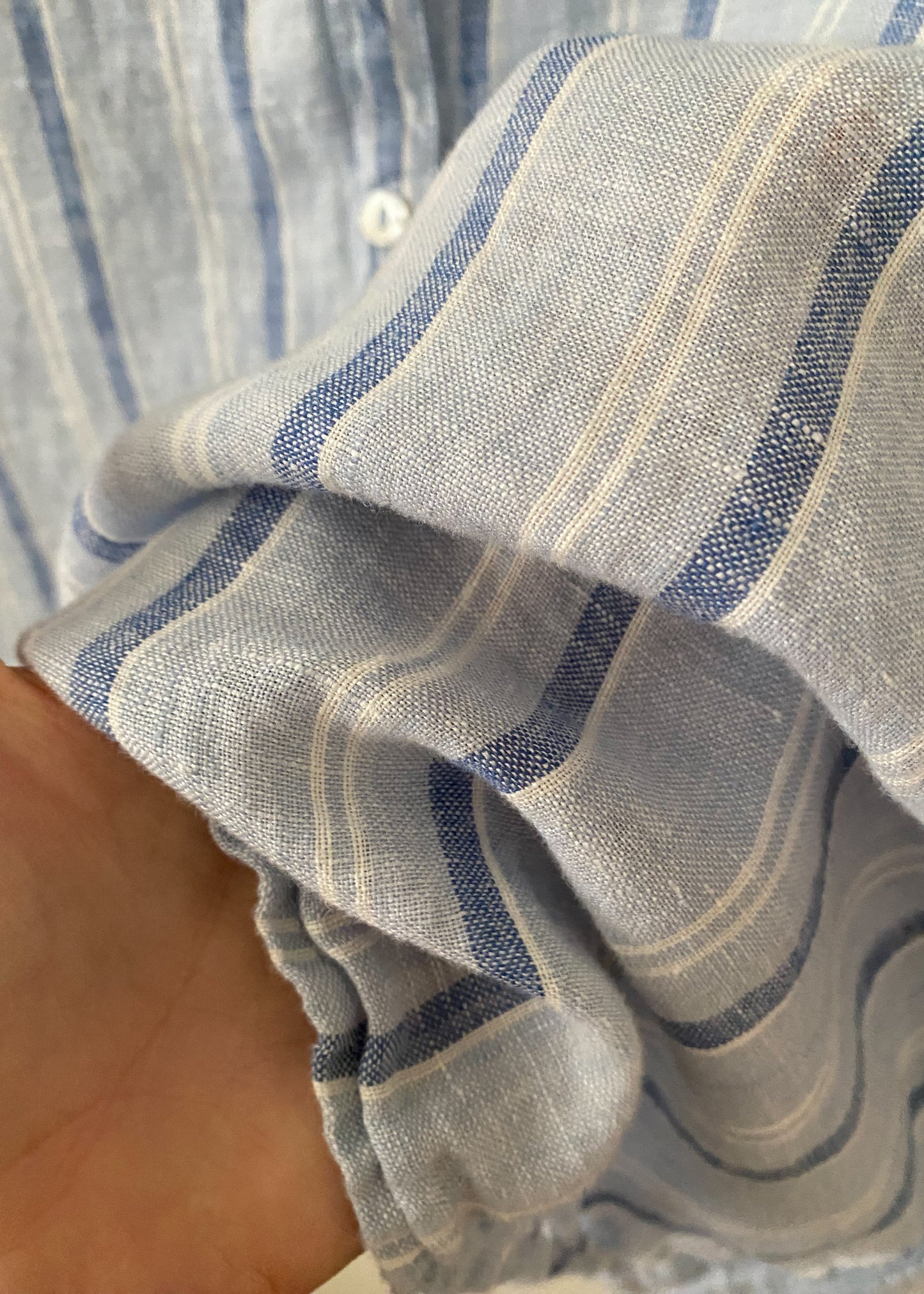Isaac Mizrahi Linen Top (L)