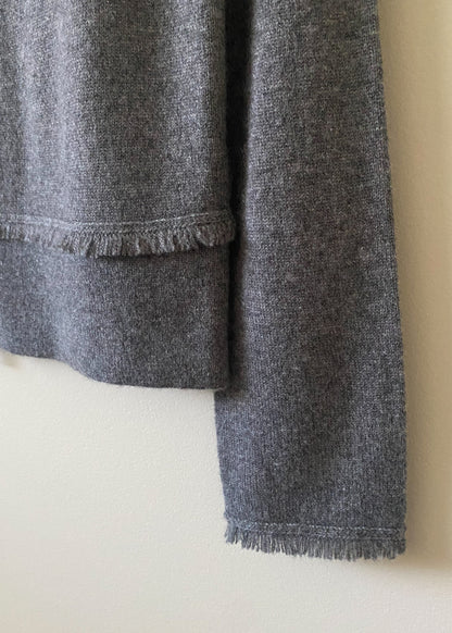 Repeat Cashmere Zippered Cardigan (XS)