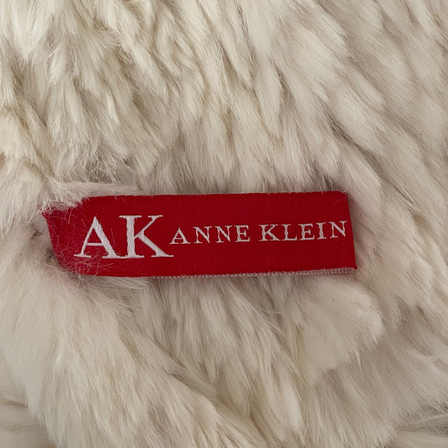 Anne Klein Rabbit Fur Scarf