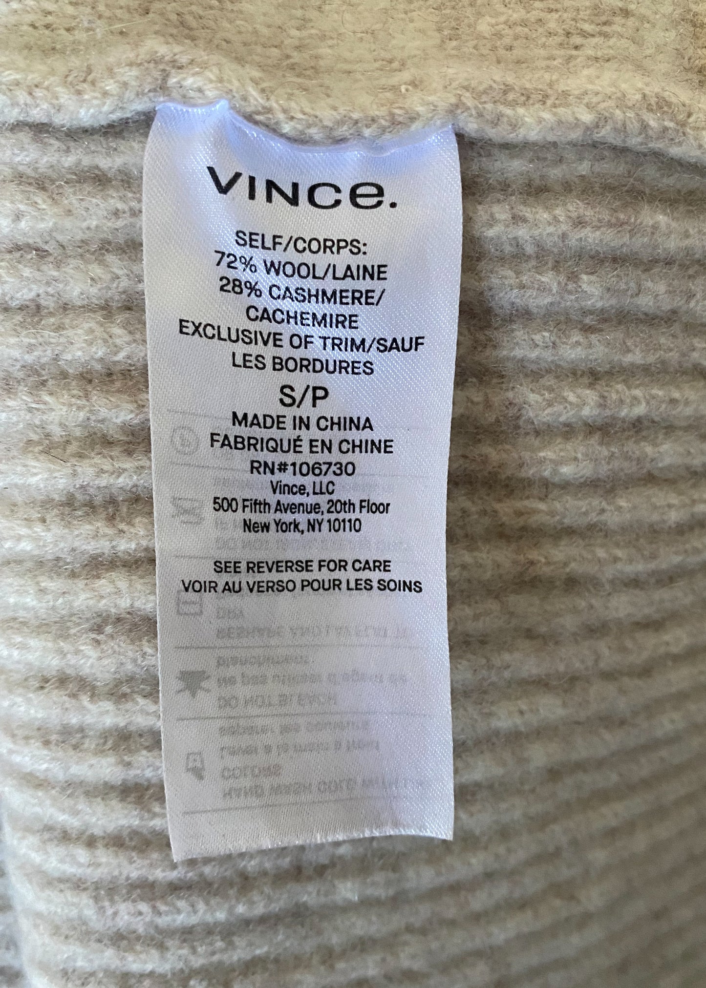 Vince Wool & Cashmere Cardigan (S)