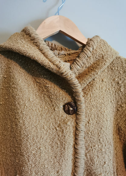 World Folk Art Wool Sweater Jacket (L)