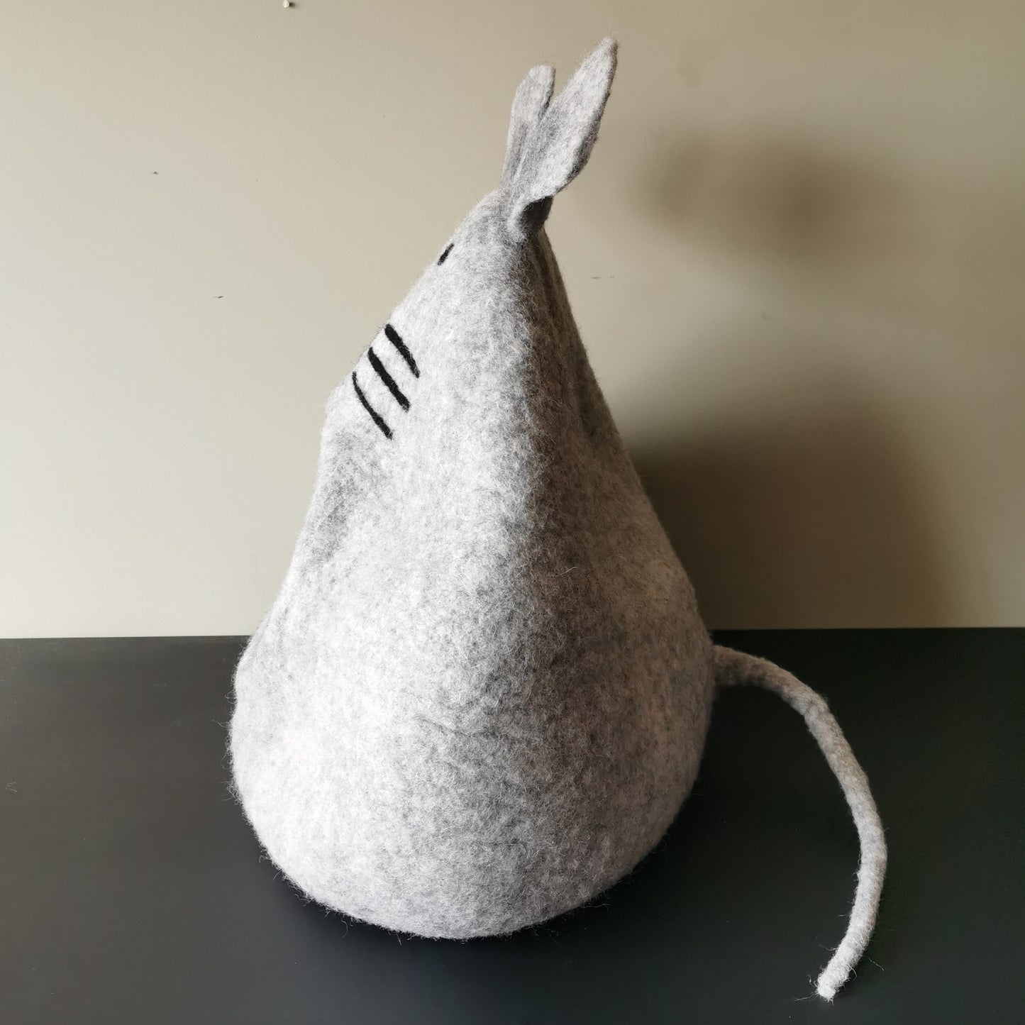 Dharma Dog Karma Cat Felted Wool Mouse Cave