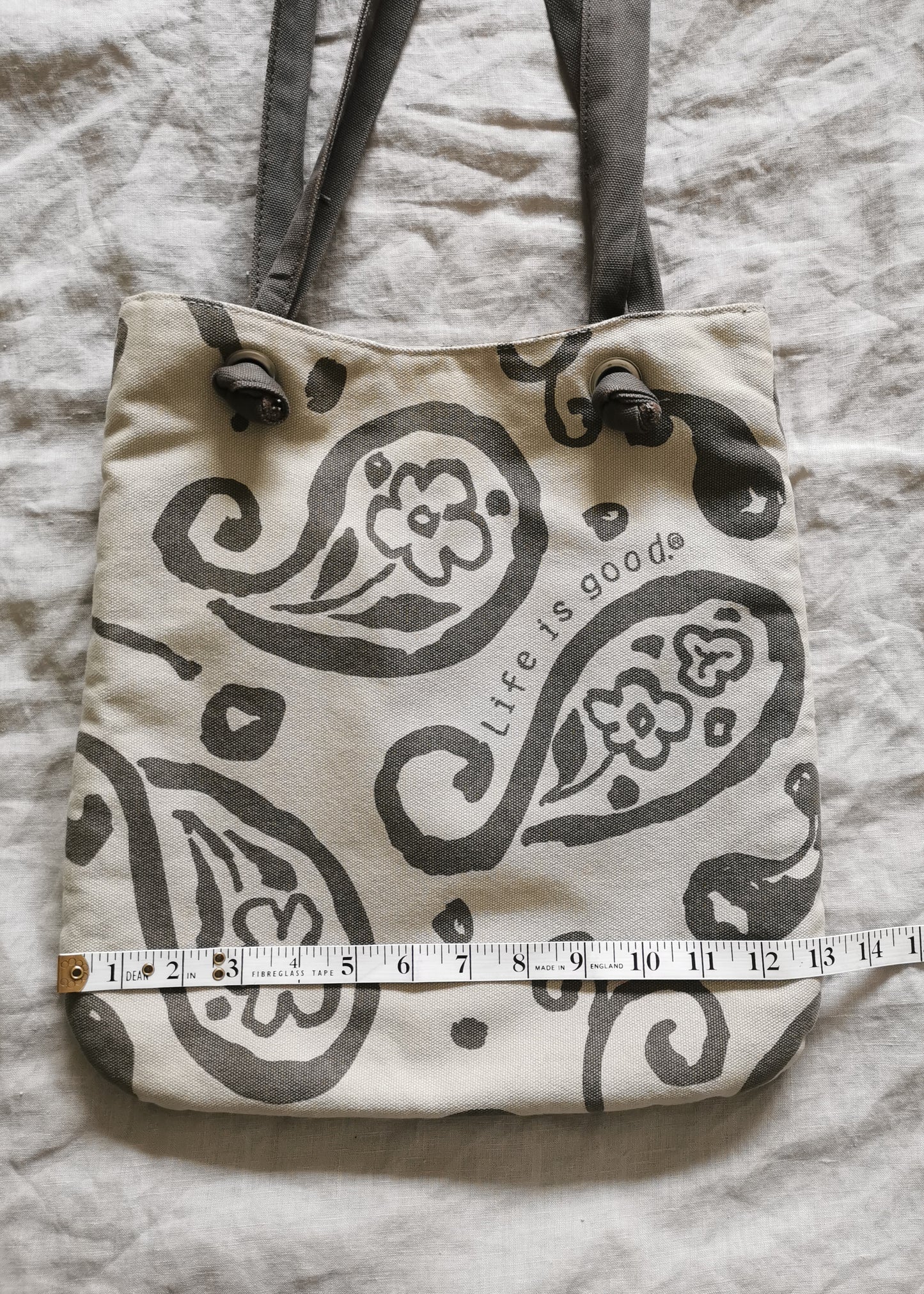 Life is Good Cotton Tote