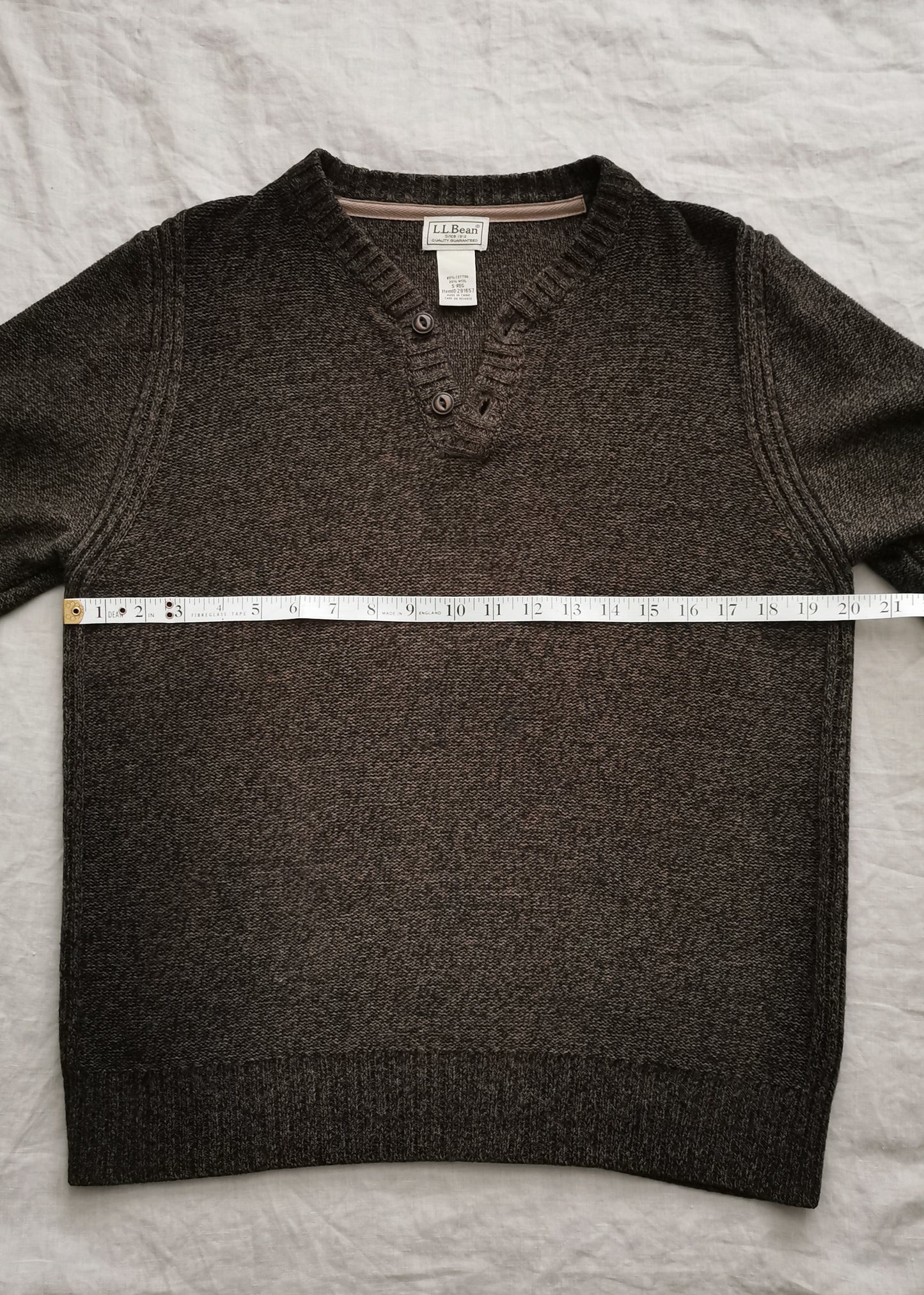 L.L. Bean Cotton & Wool Sweater (S)