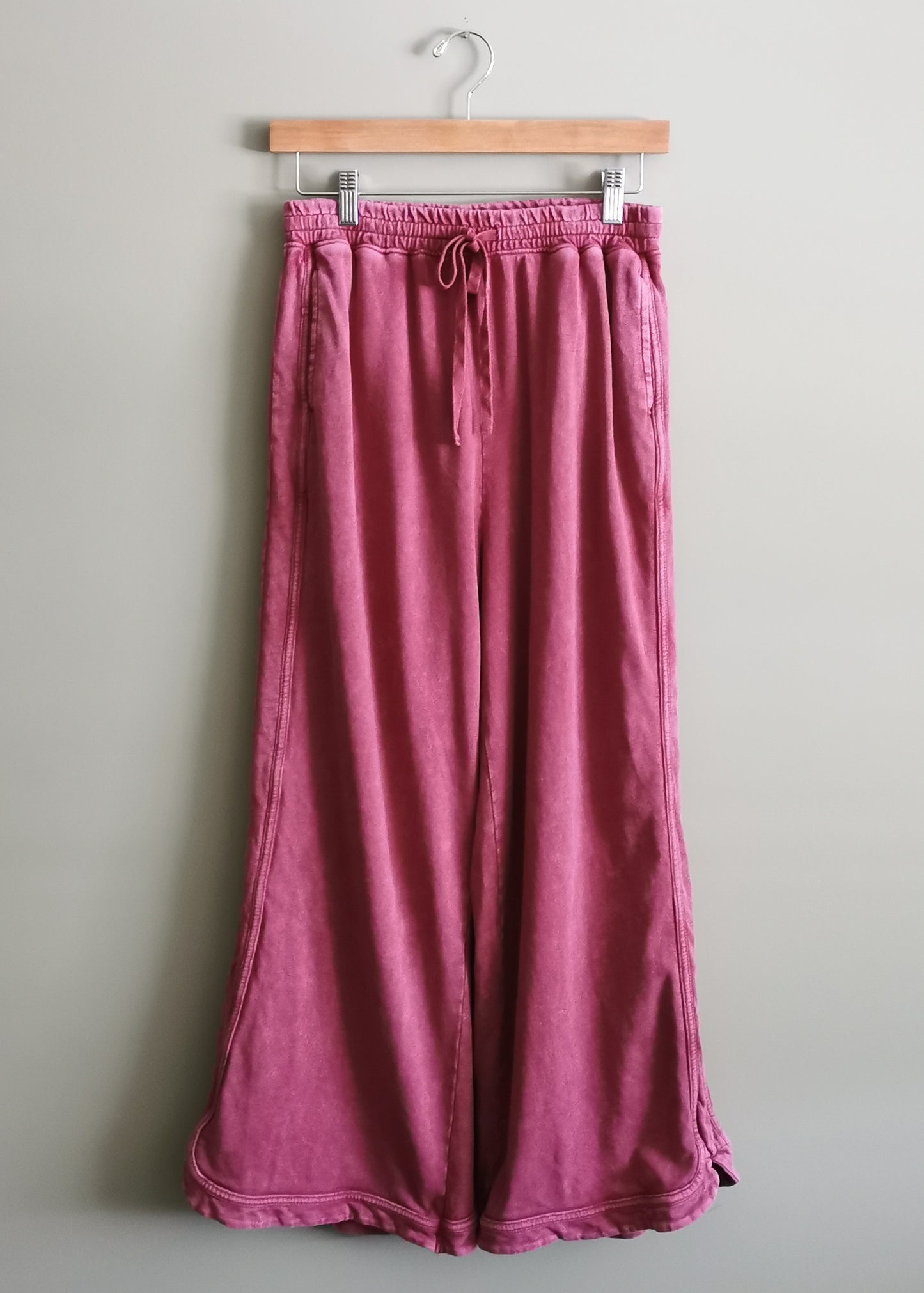 Easel Cotton Wide Leg Pants (M)