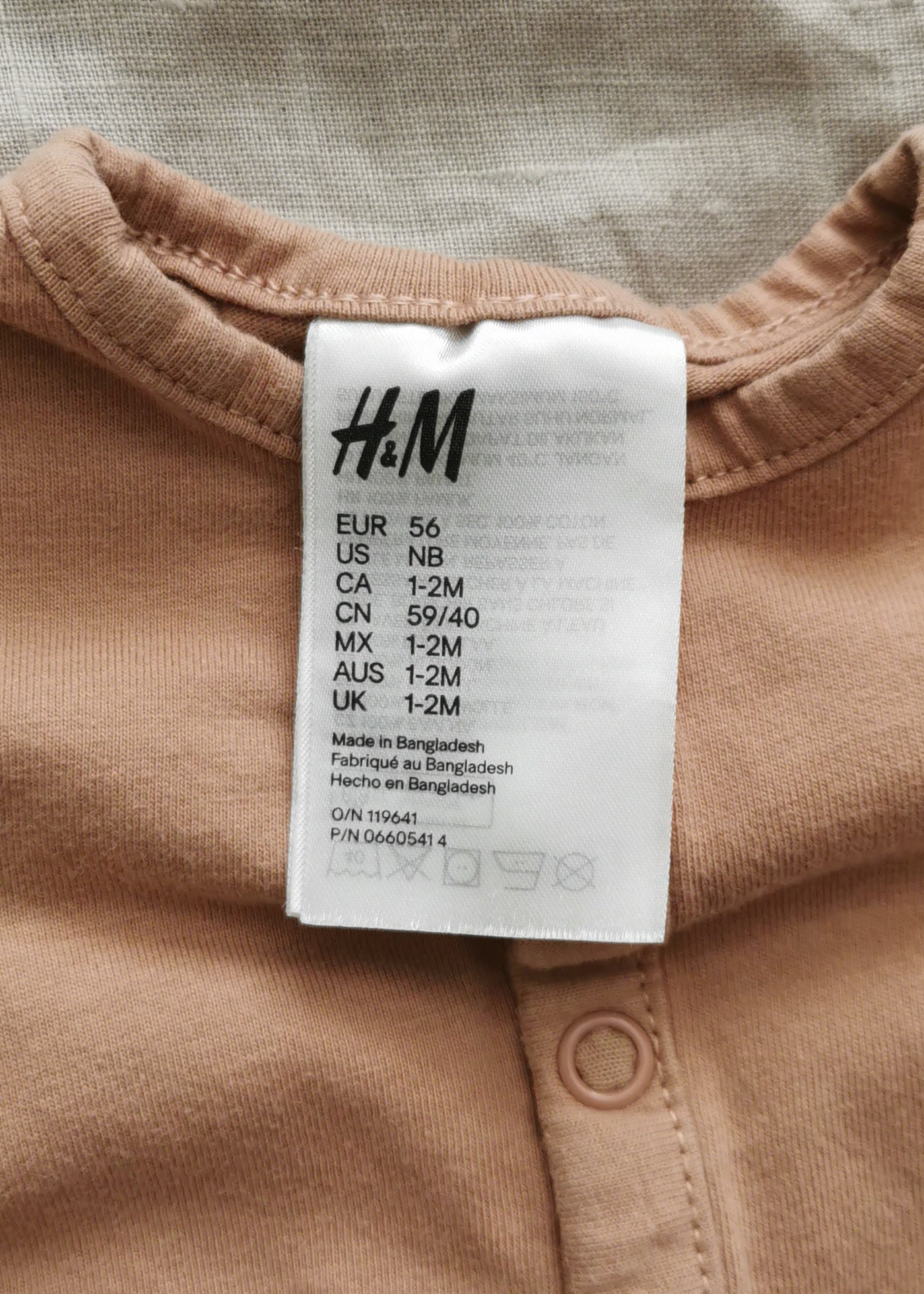 H&M Cotton Romper (NB)