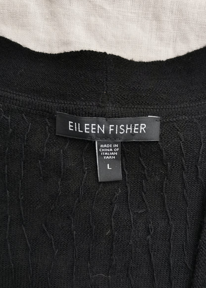 Eileen Fisher Merino Wool Cardigan (L)