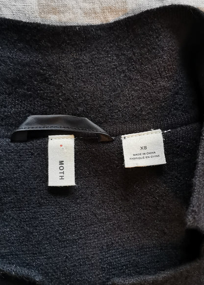 Anthropologie Moth Cotton & Wool Sweater Jacket (XS)