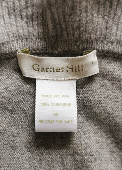 Garnet Hill Ruffled Cashmere Wrap (OS)