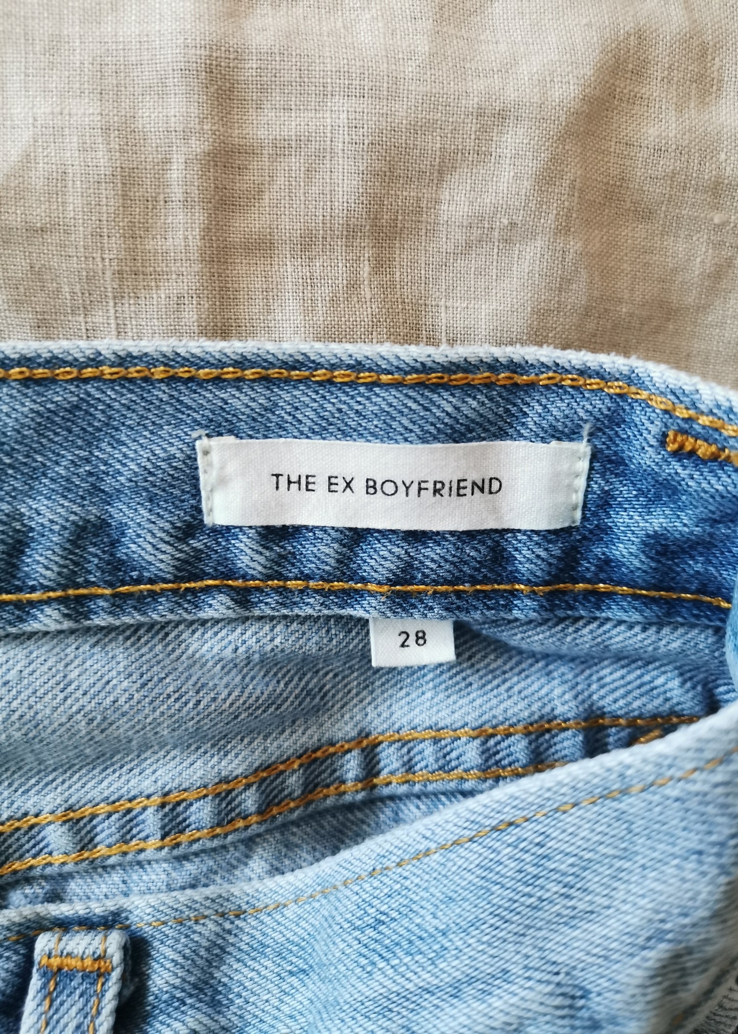 Denim Forum Organic Cotton The Ex Boyfriend Jeans (28)