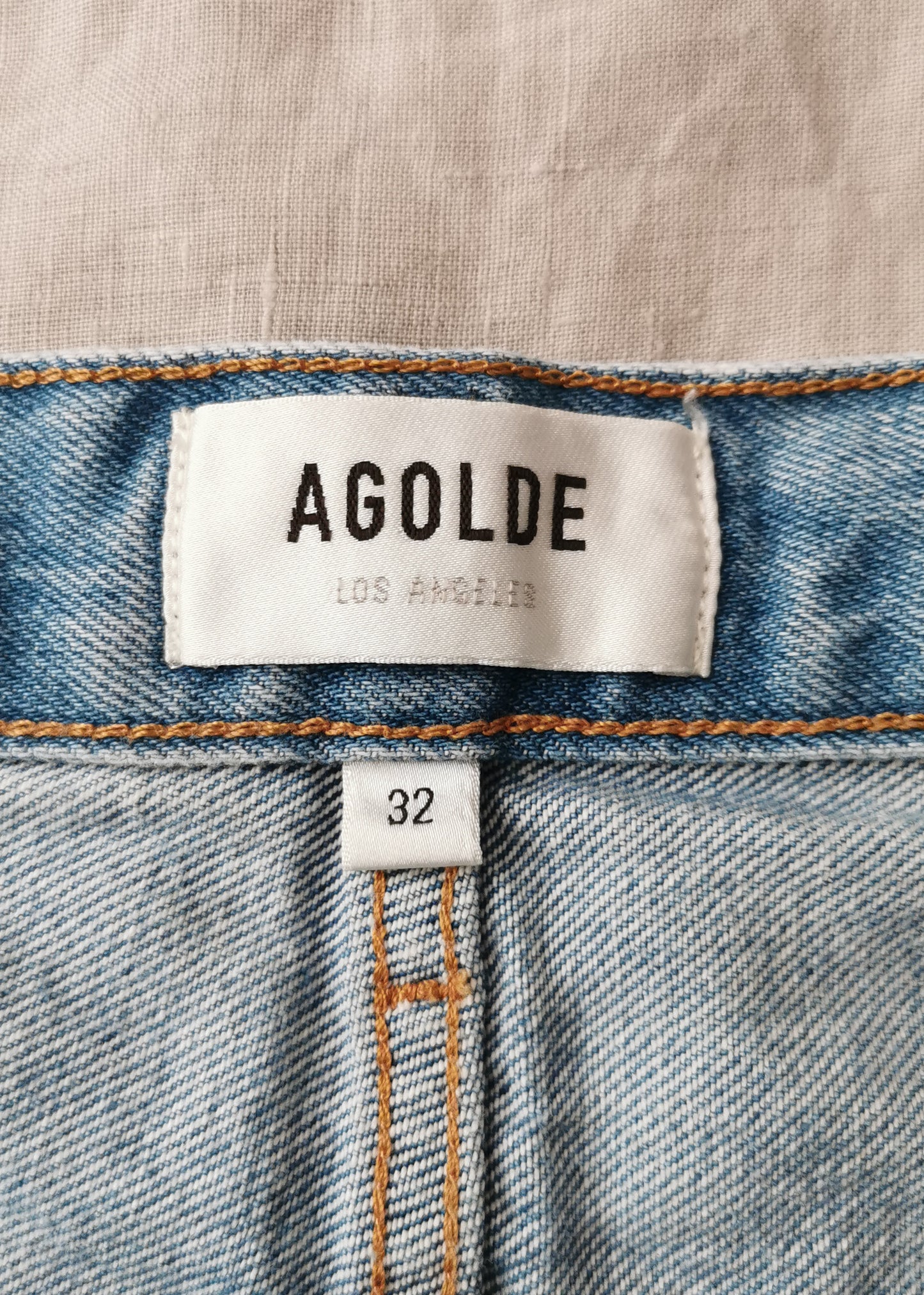 AGOLDE Organic Cotton 90's Mid Rise Loose Fit Jeans (32)