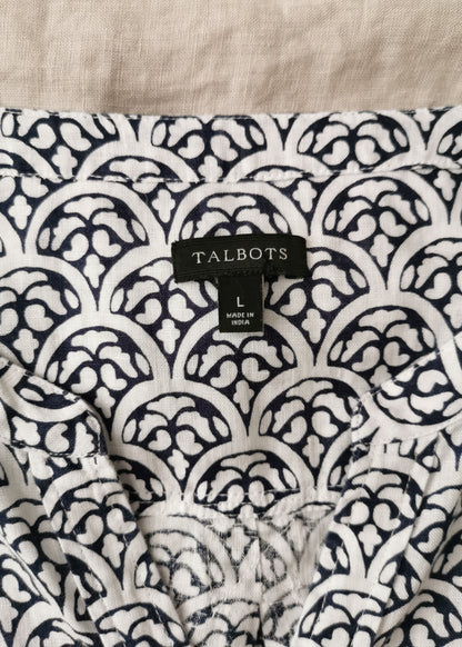 Talbots Linen Top (L)