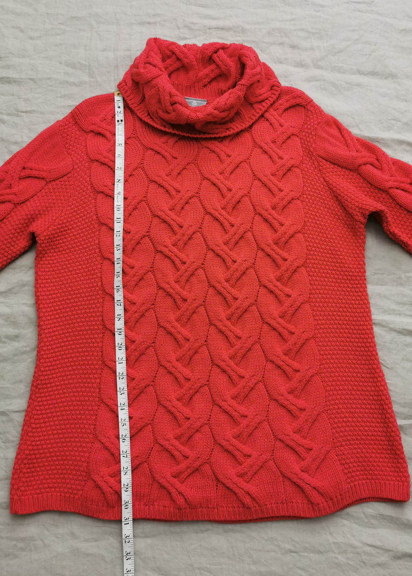 Aran Woolen Mills Kinsale Merino Wool Cable Knit Sweater (XXL)