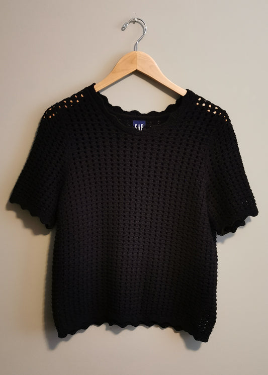 Gap Cotton Crochet Top (M)