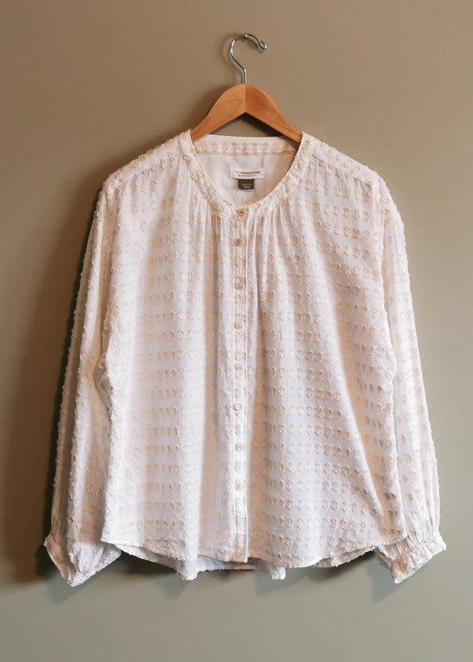 Pilcro & The Letterpress by Anthropologie Cotton Blouse (M)