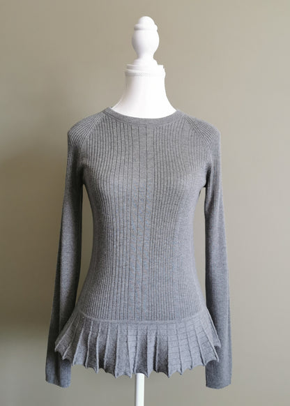 Tory Burch Silk & Cashmere Sienna Peplum Sweater (XS)