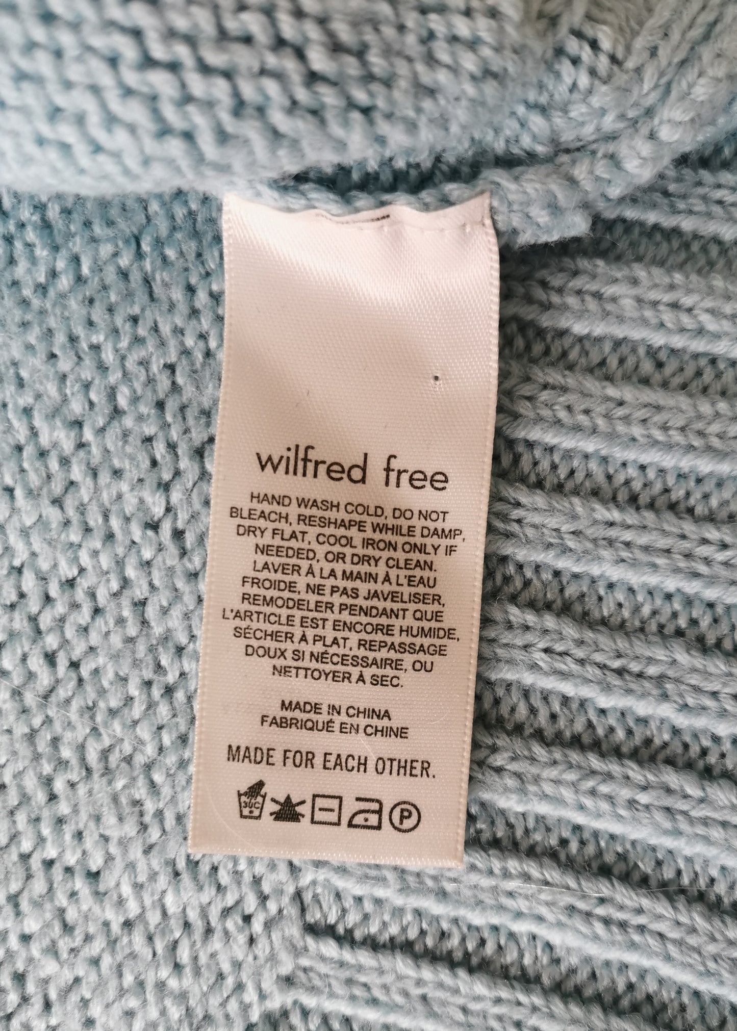 Wilfred Free Merino Wool Cropped Sweater (M)