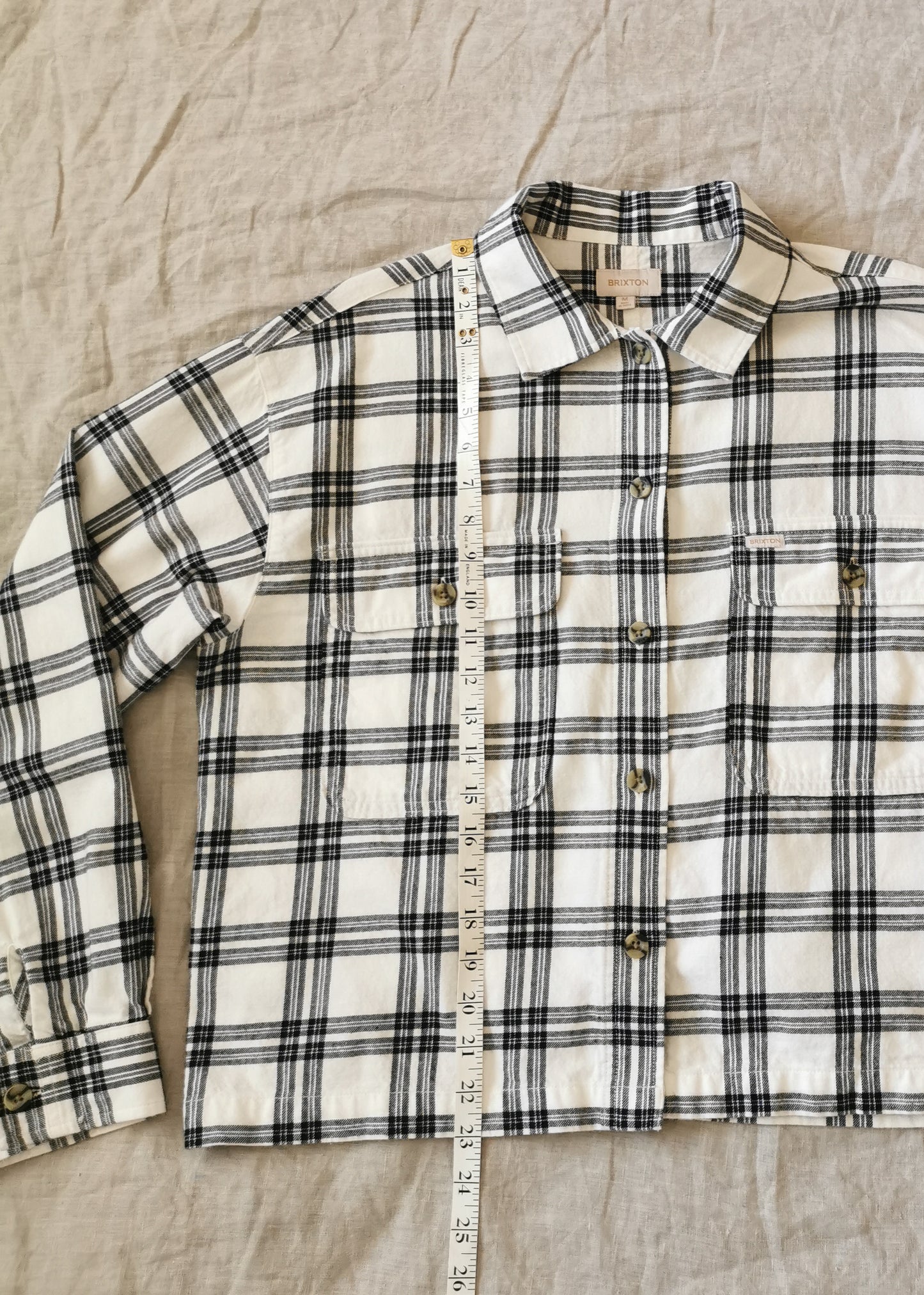 Brixton Organic Cotton Flannel Shirt (M)