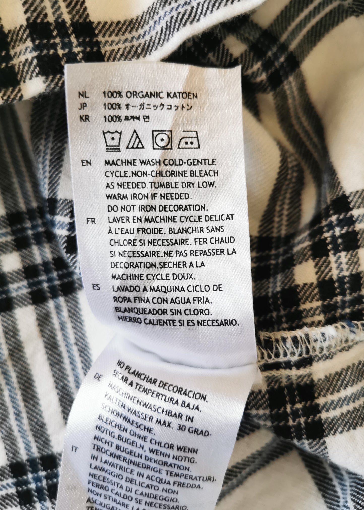 Brixton Organic Cotton Flannel Shirt (M)