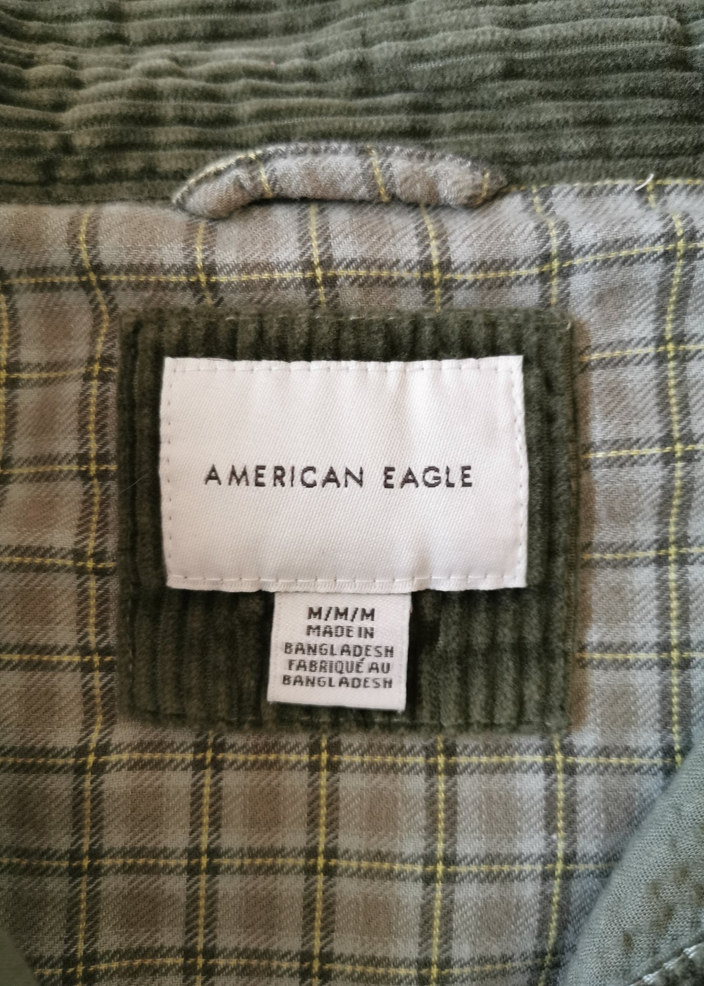 American Eagle Cotton Corduroy Shirt (M)