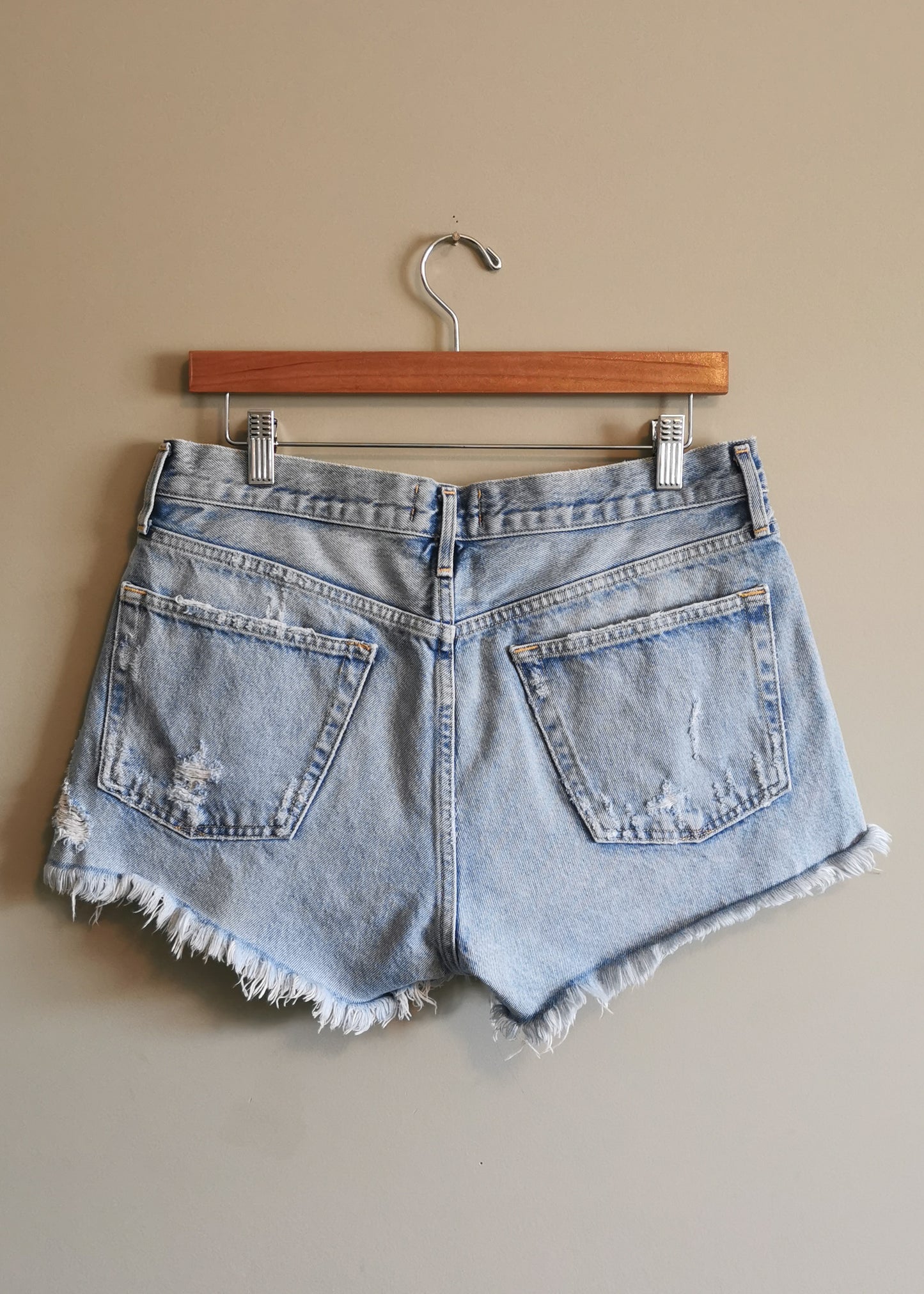 Agolde Cotton Jean Shorts (29)