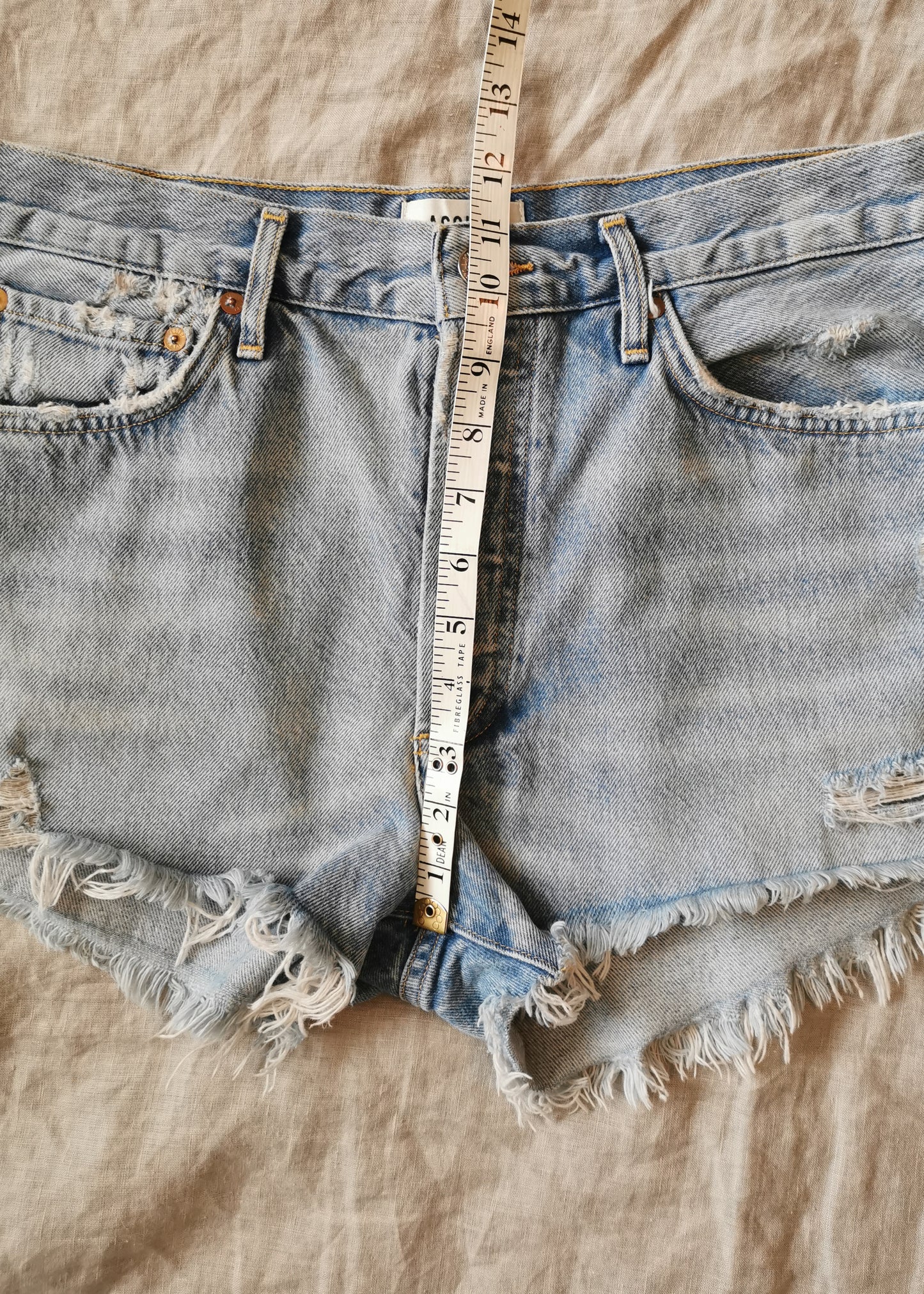 Agolde Cotton Jean Shorts (29)