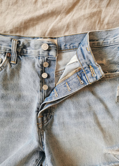 Agolde Cotton Jean Shorts (29)