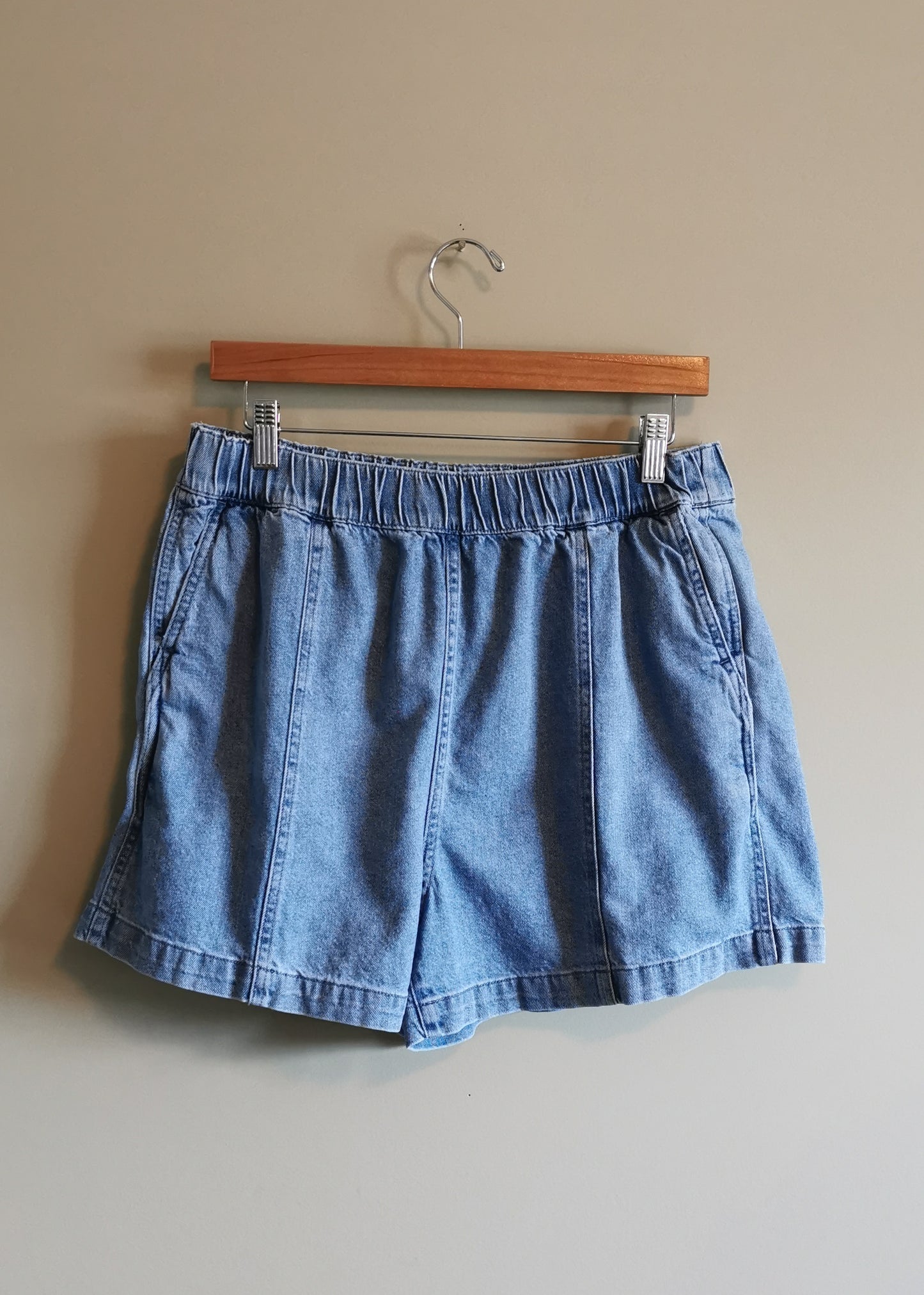 Madewell Denim Easy Pull-On Shorts (M)