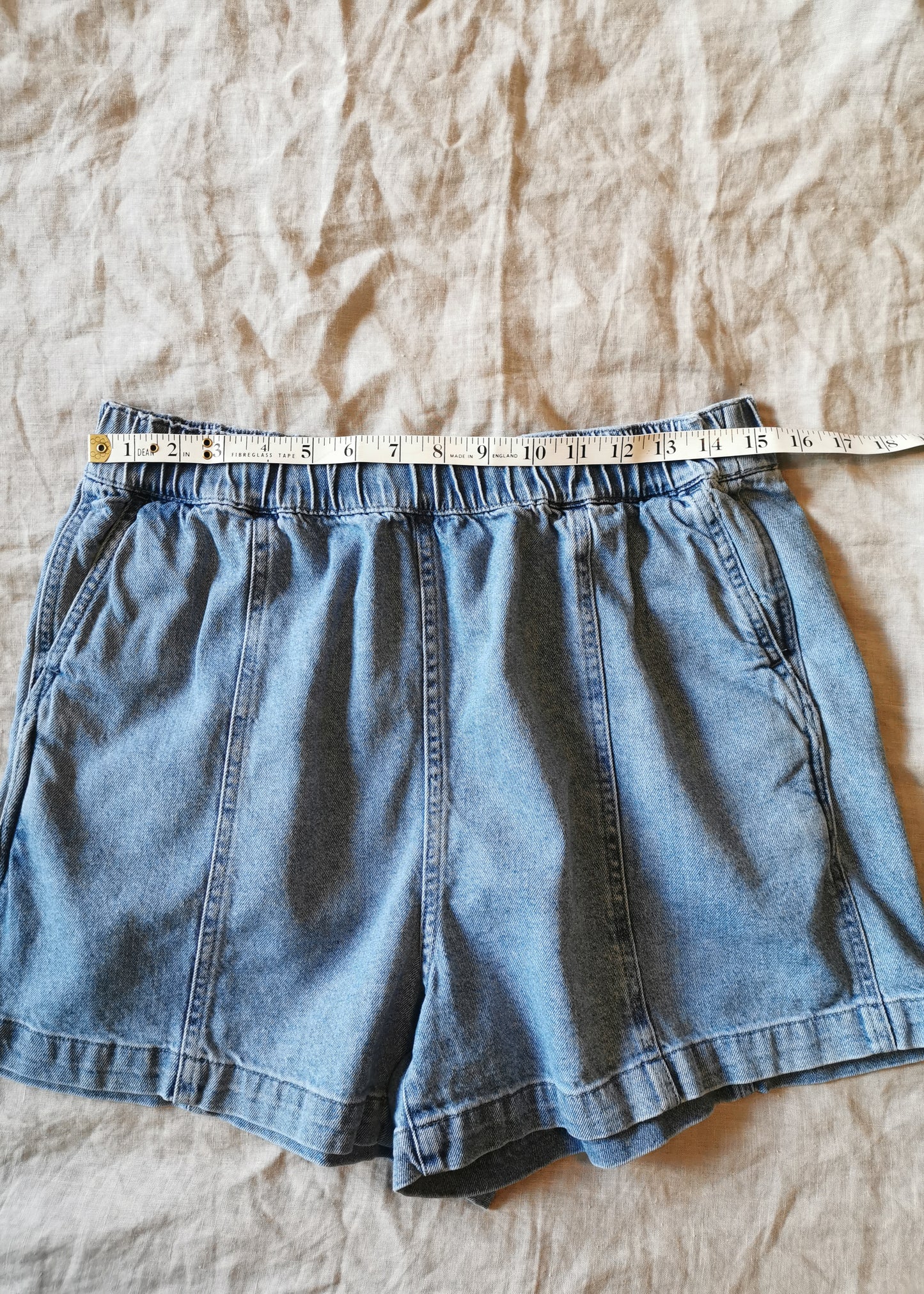 Madewell Denim Easy Pull-On Shorts (M)