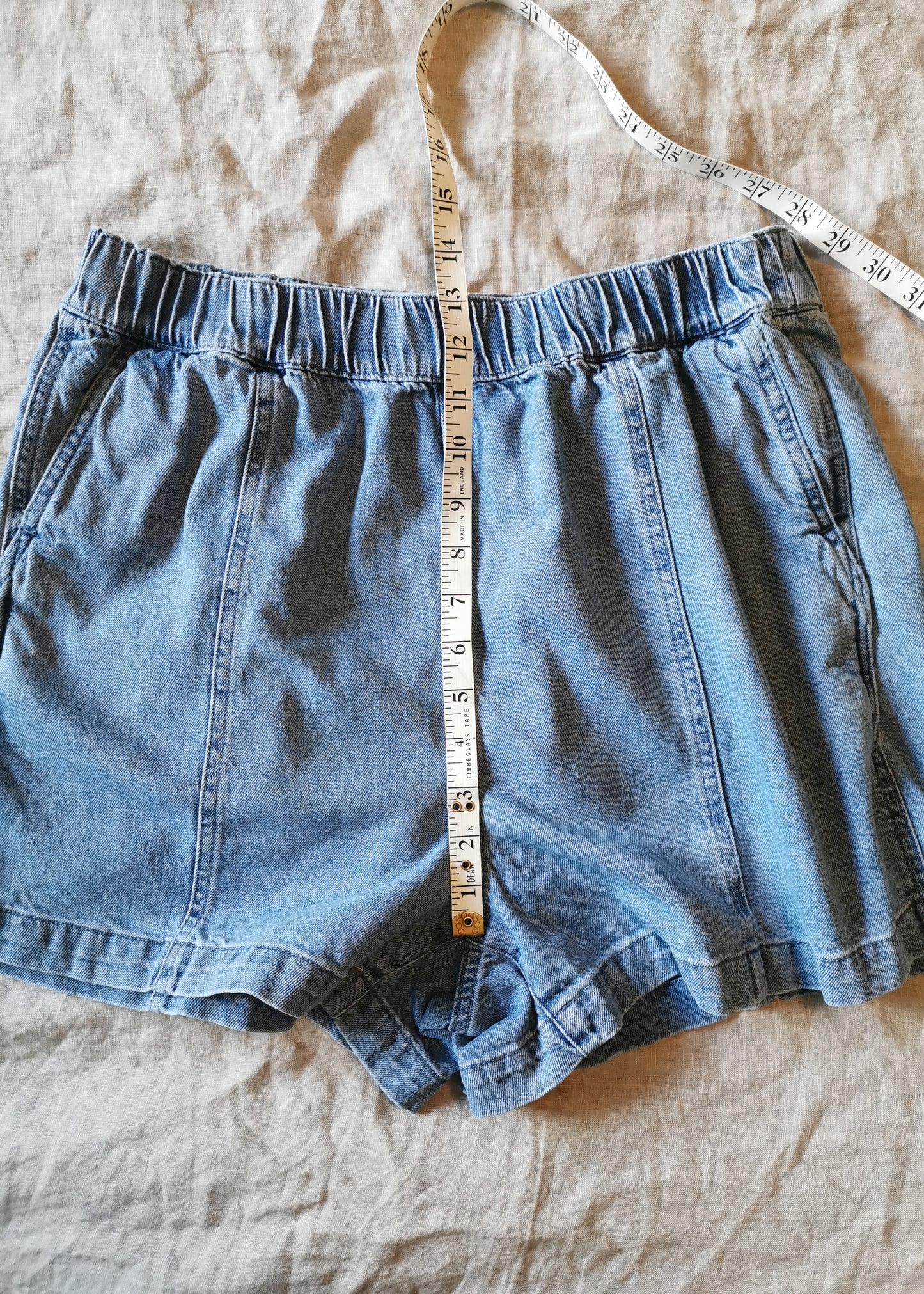 Madewell Denim Easy Pull-On Shorts (M)