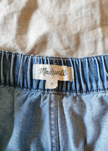 Madewell Denim Easy Pull-On Shorts (M)