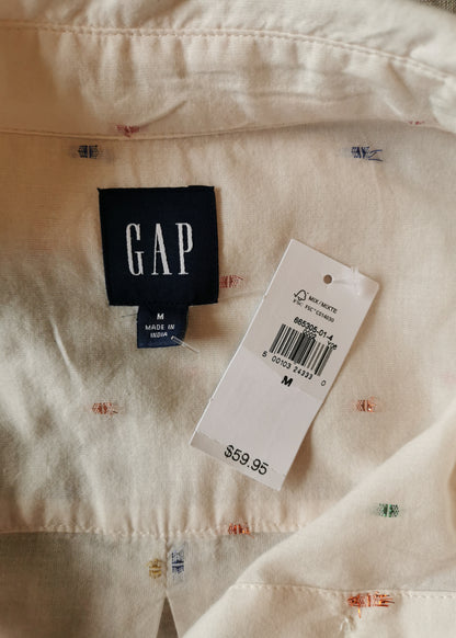 Gap Ruffle Sleeve Cotton Shirt (M)