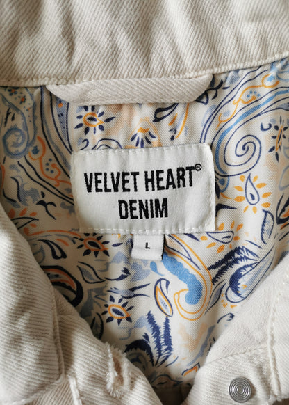 Velvet Heart Denim Jacket (L)