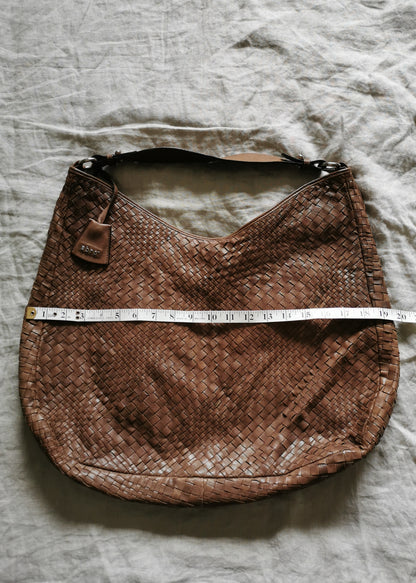 Abro Leather Slouchy Shoulder Bag