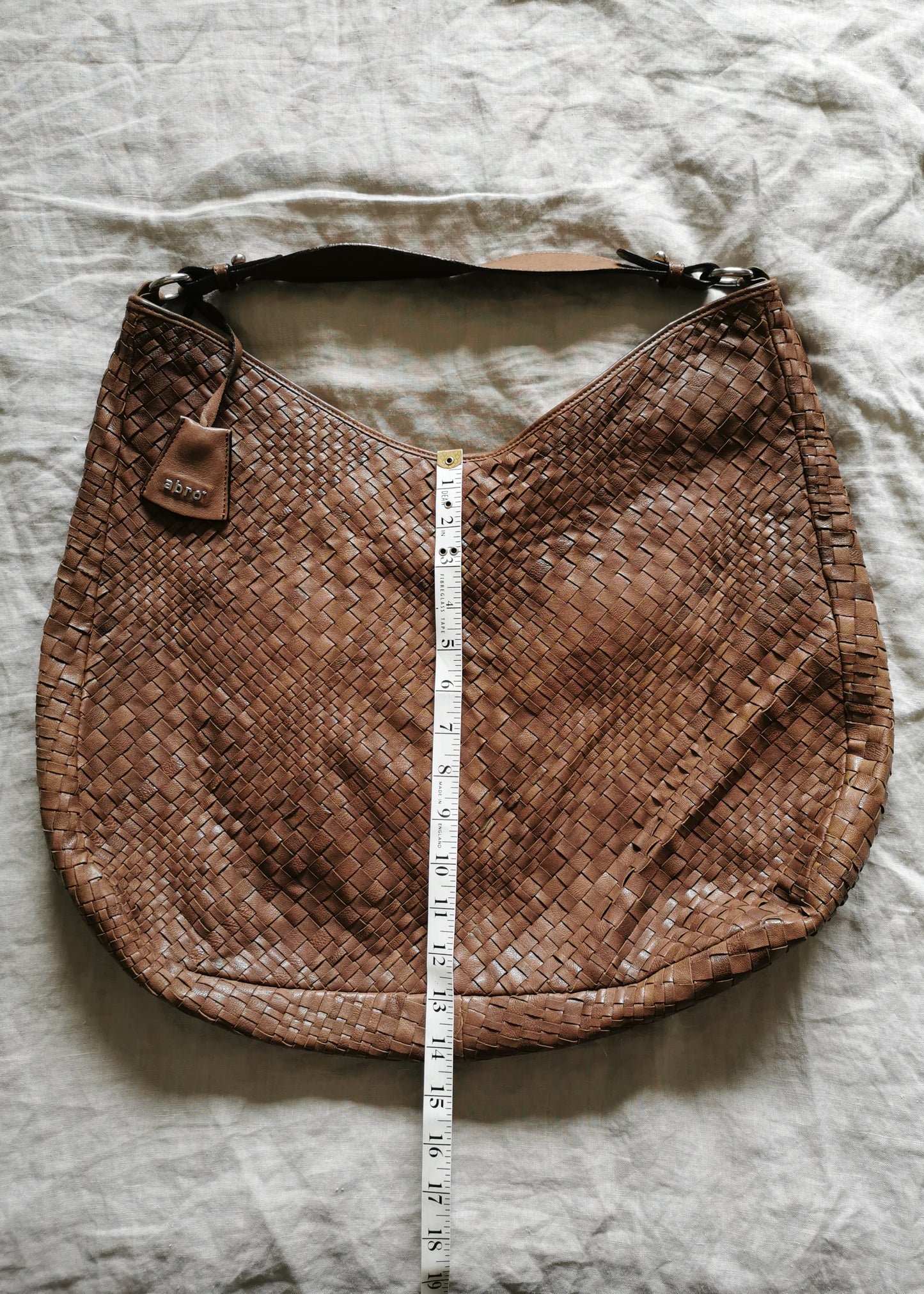 Abro Leather Slouchy Shoulder Bag