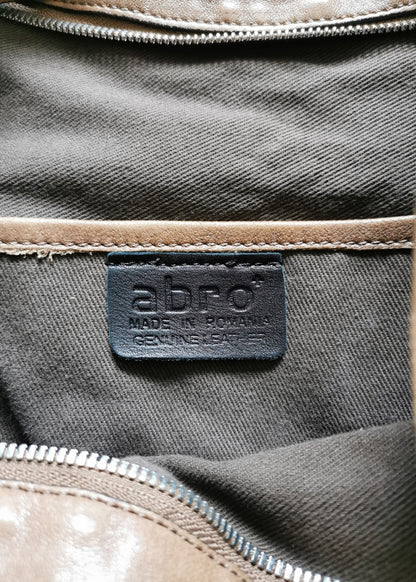 Abro Leather Slouchy Shoulder Bag