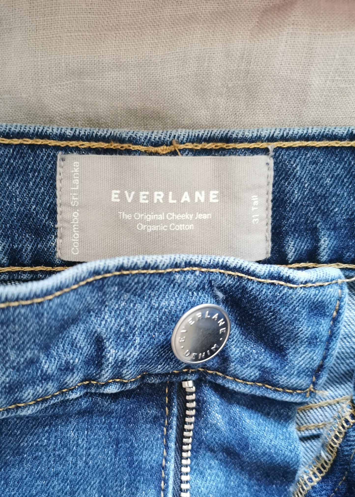 Everlane The Original Cheeky Organic Cotton Jean (31 Tall)