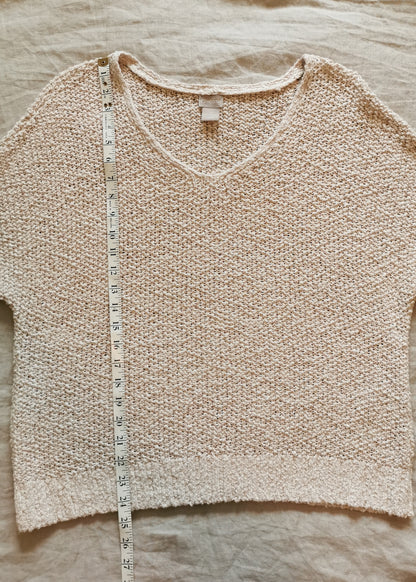 Chico's Cotton & Linen Top (L)