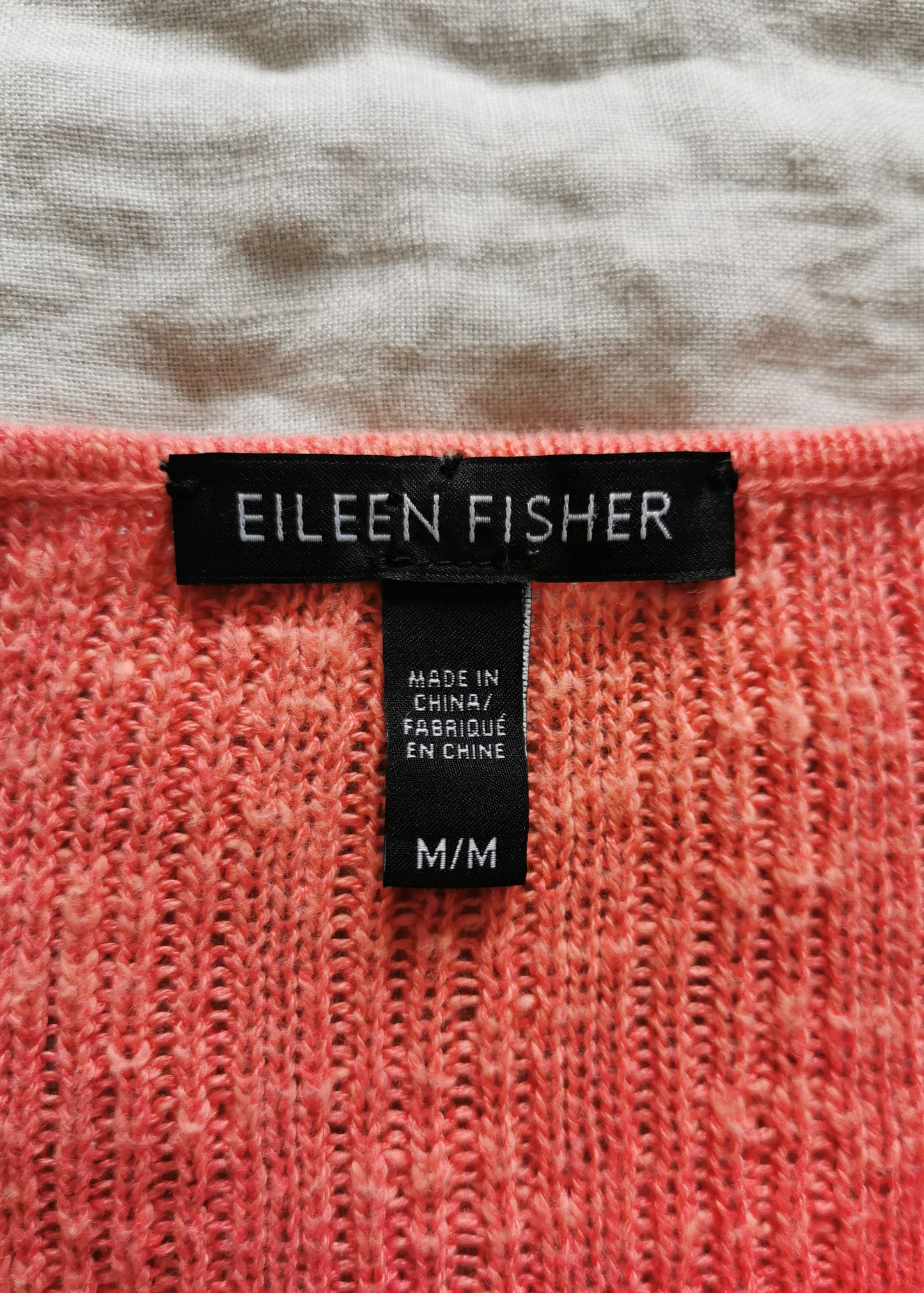 Eileen Fisher Organic Linen & Cotton Top (M)