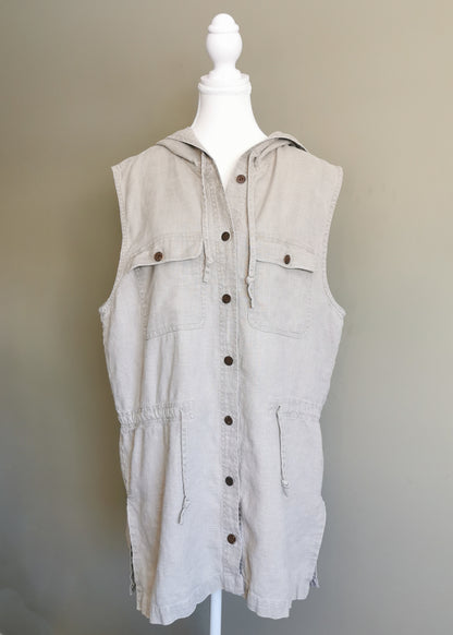 Higher State Linen Vest (XL)