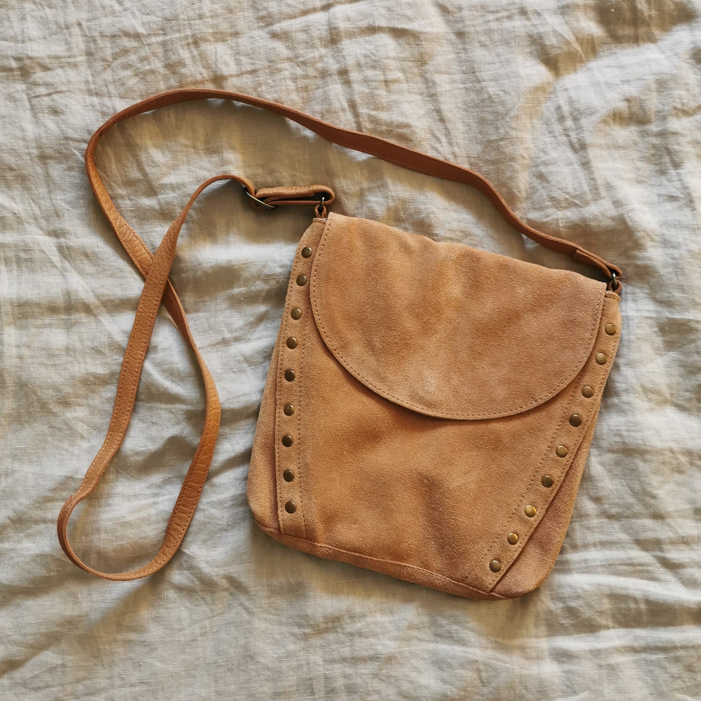 Day & Mood Halle Suede Leather Crossbody Bag