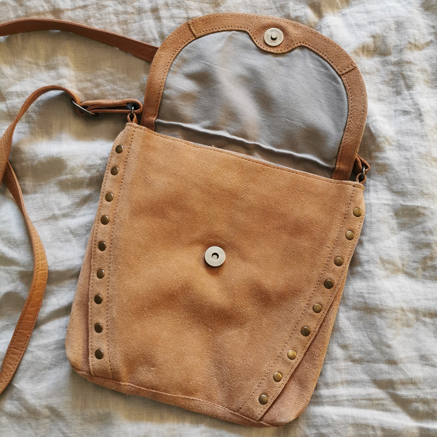 Day & Mood Halle Suede Leather Crossbody Bag