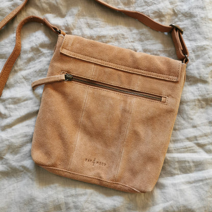 Day & Mood Halle Suede Leather Crossbody Bag